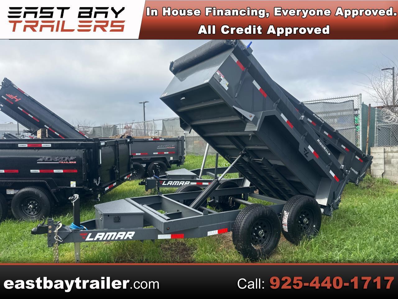 2026 Lamar 10 Foot Dump 60" X 10' DS - 10K MINI DUMP - TANDEM AXLE