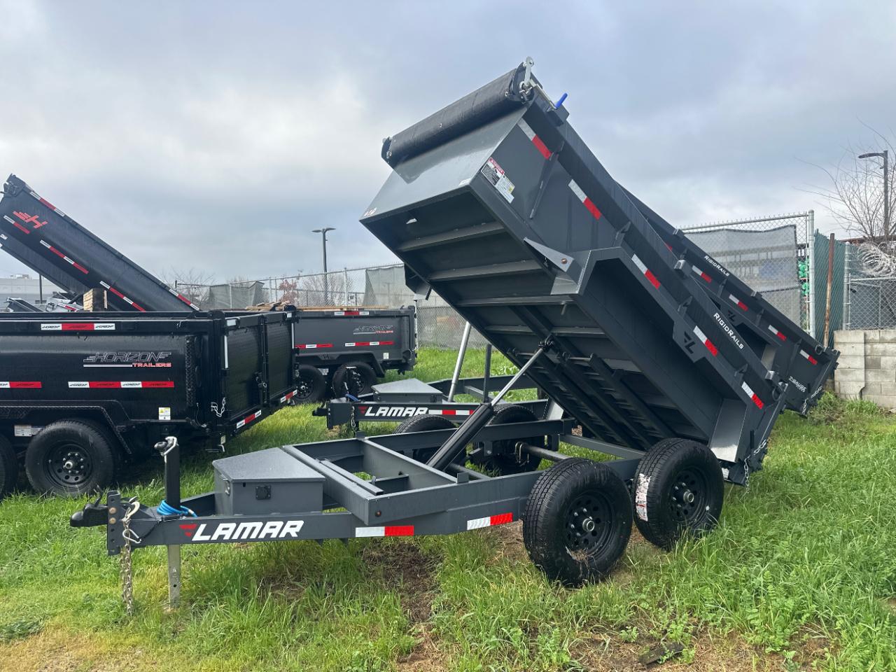 2026 Lamar 10 Foot Dump 60" X 10' DS - 10K MINI DUMP - TANDEM AXLE