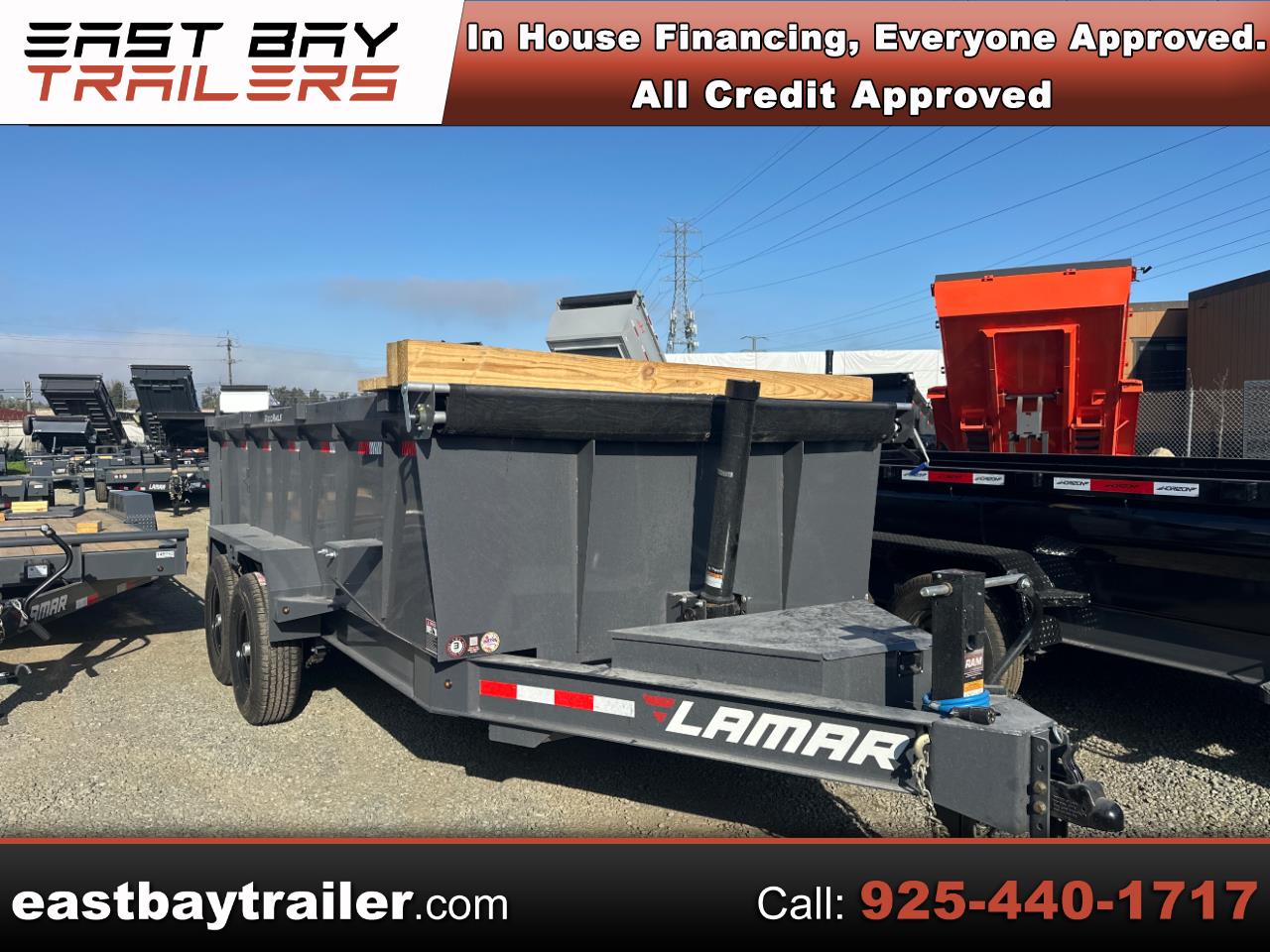 2026 Lamar 14 Foot Dump 83" X 14' DT - 14K TELESCOPIC DUMP