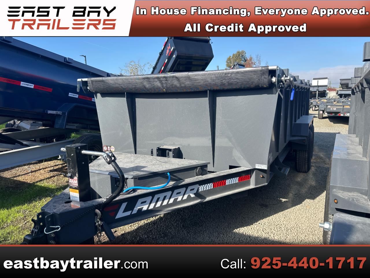 2026 Lamar 16 Foot Dump 83" X 16' DT - 14K TELESCOPIC DUMP