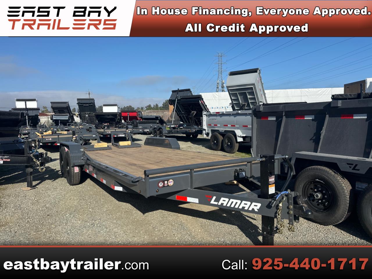2026 Lamar Equipment Trailer 83" X 22' H6 - 14K EQUIPMENT HAULER