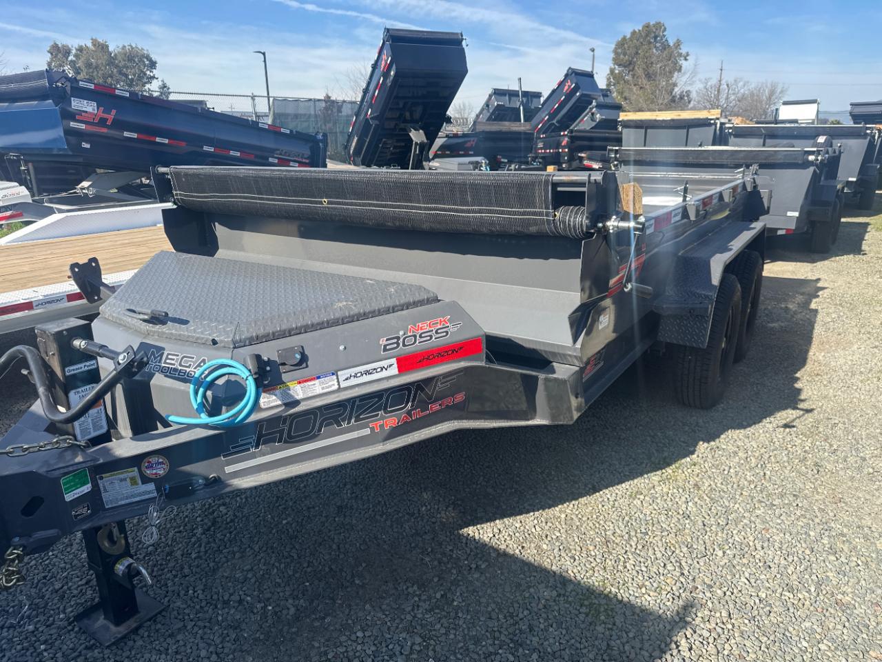 2026 Horizon Trailers 22 12 FOOT 19 SIDES 14K GVWR RAMPS TARP