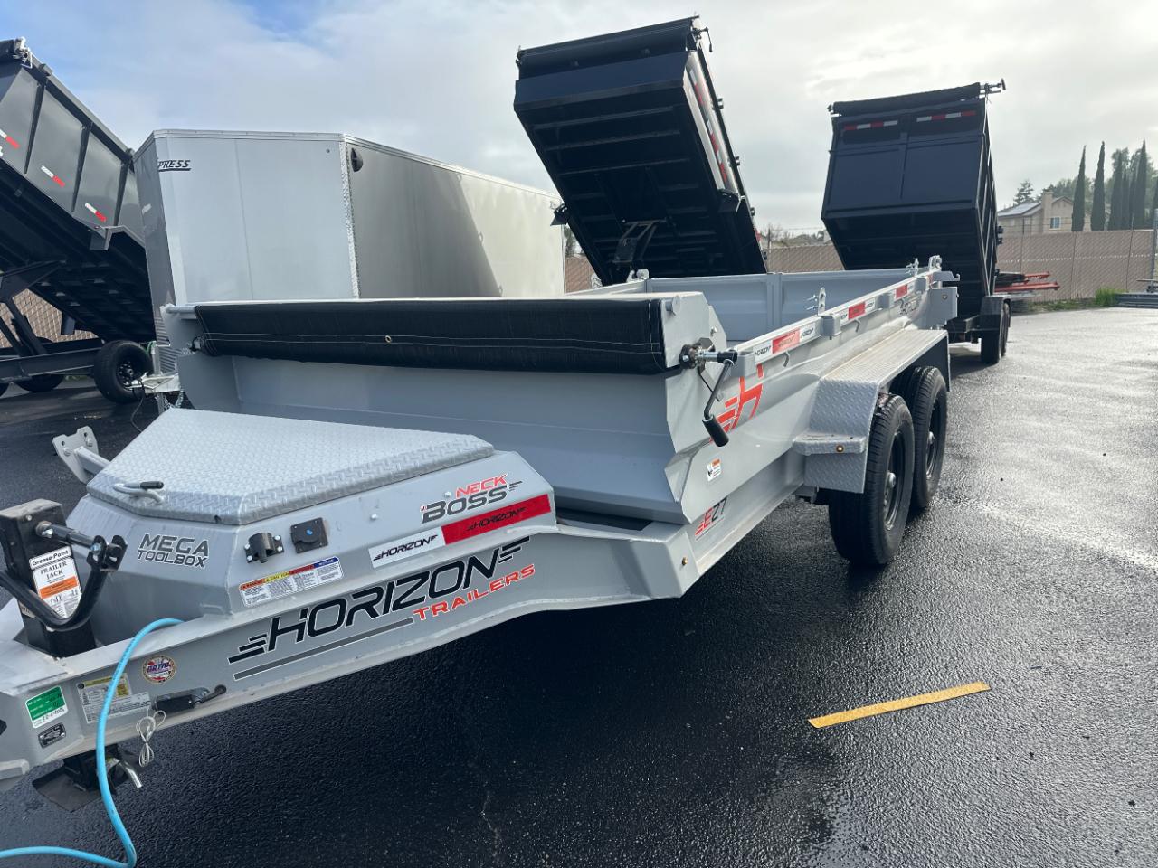 2026 Horizon Trailers 22 12 FOOT 19 SIDES 14K GVWR RAMPS TARP