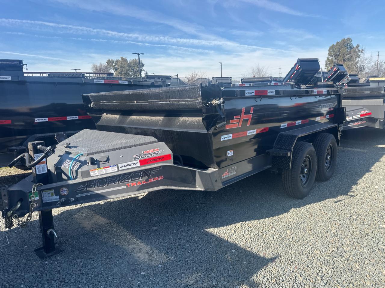 2026 Horizon Trailers 22 12 FOOT 3 FOOT SIDES 14K GVWR RAMPS TARP