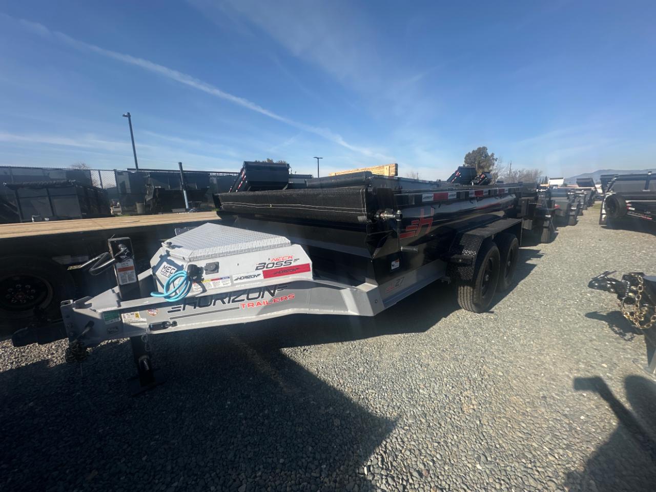 2026 Horizon Trailers 22 12 FOOT 2 FOOT SIDES 14K GVWR RAMPS TARP
