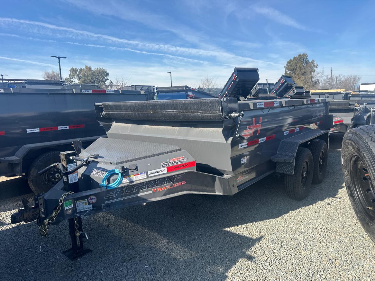 2026 Horizon Trailers 22 12 FOOT 3 FOOT SIDES 14K GVWR RAMPS TARP