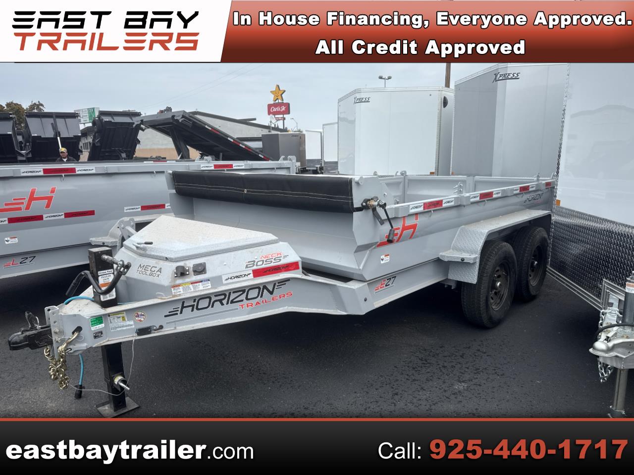 2026 Horizon Trailers 22 EZ7 12' x 83"X 19"  BP 7K