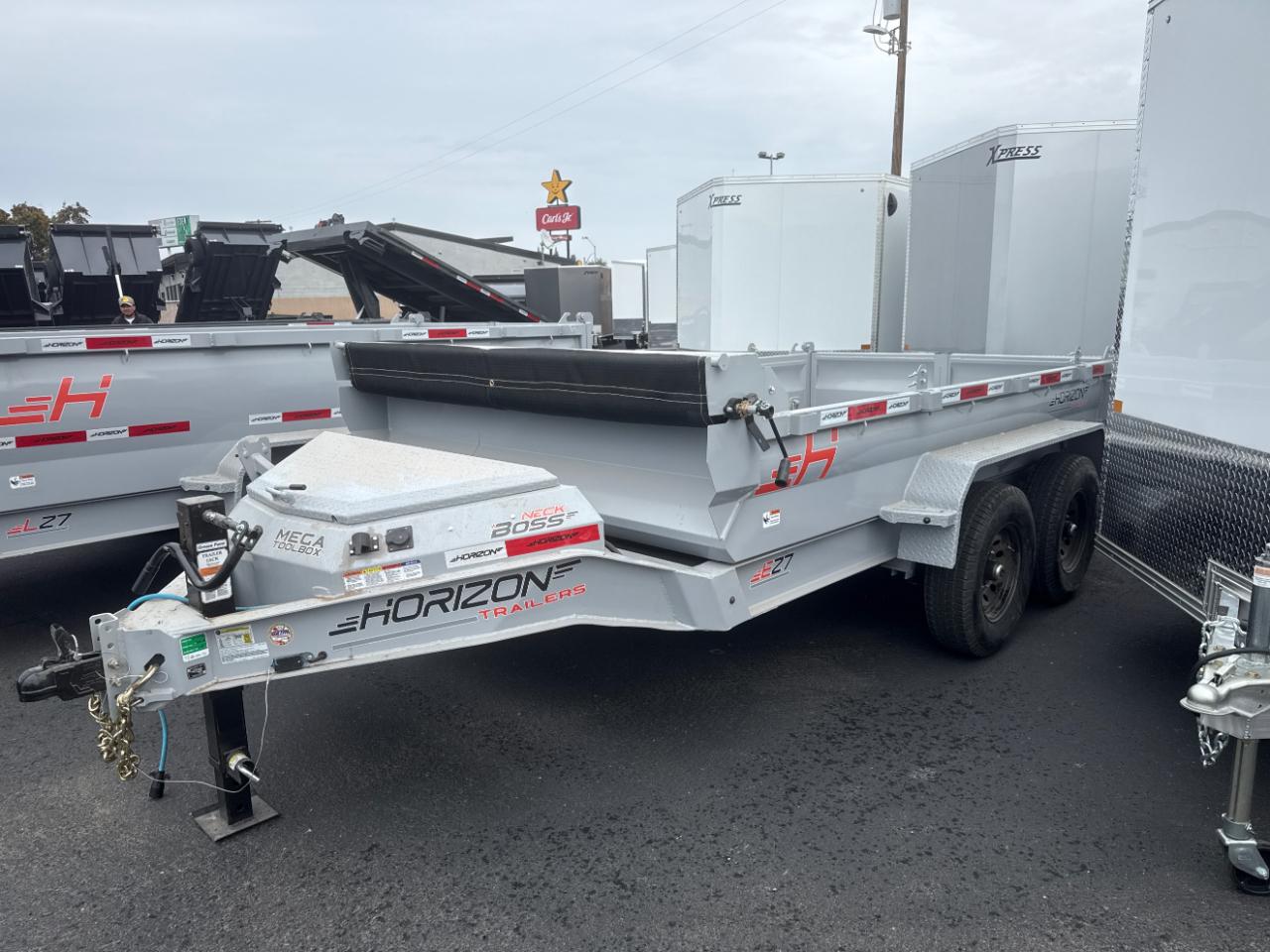 2026 Horizon Trailers 22 12 FOOT 14000GVWR RAMPS TARP 19 FOOT WALLS
