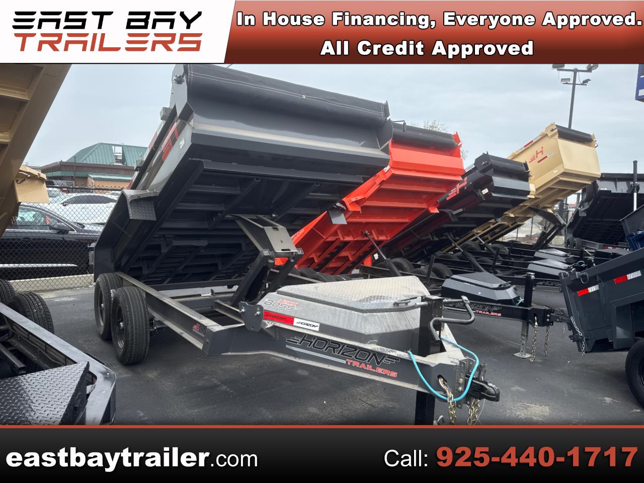 2026 Horizon Trailers 22 EZ7 12' x 83"X 19"  BP 7K