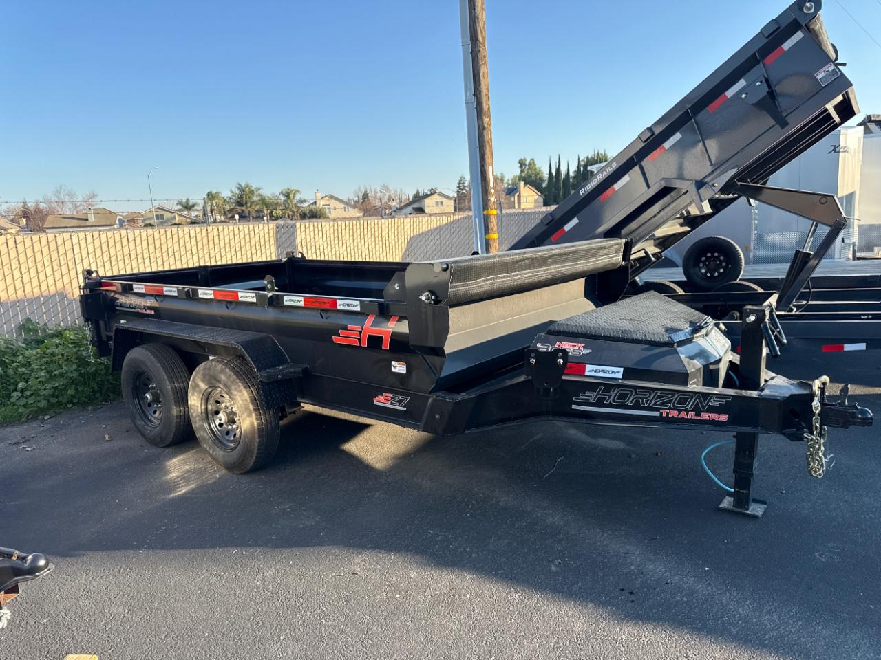 2026 Horizon Trailers 22 12 FOOT 14000GVWR RAMPS TARP