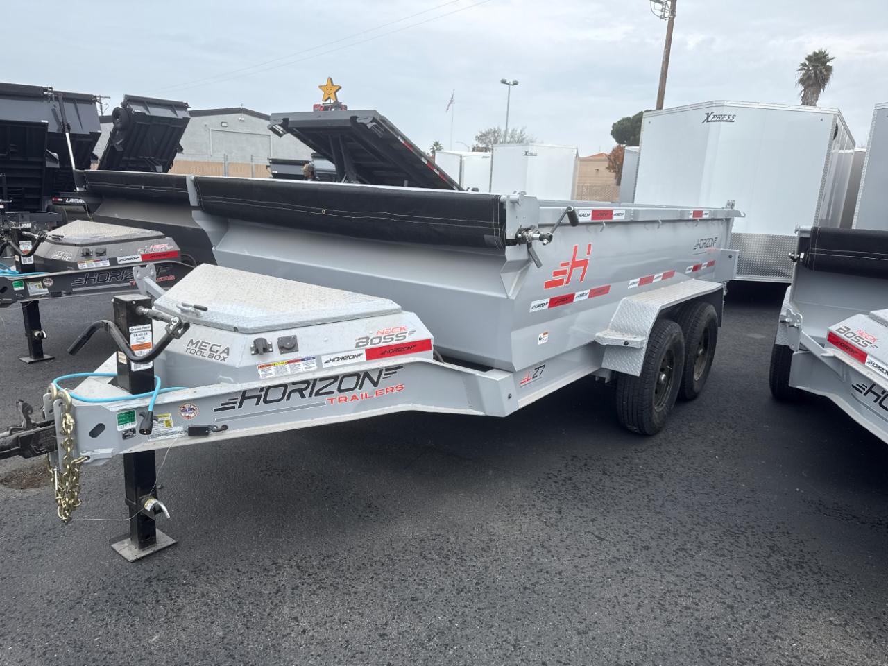 2026 Horizon Trailers 22 12 FOOT 3 FOOT SIDES 14000 GVWR RAMPS TARP NEW