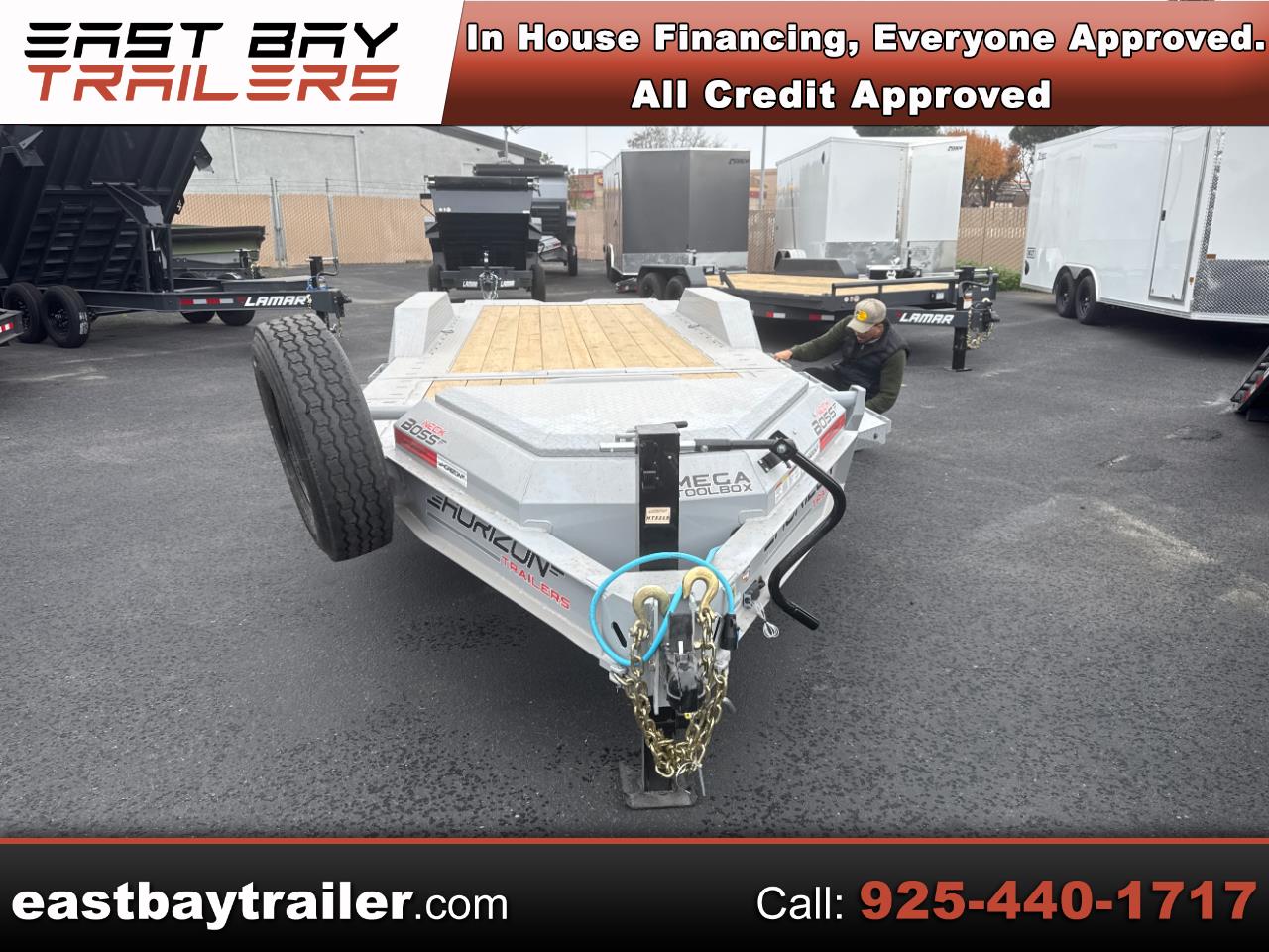 2026 Horizon Trailers 22 ETZ 22' x 102" BP 8K 3/16" Thick Drive Over Fender