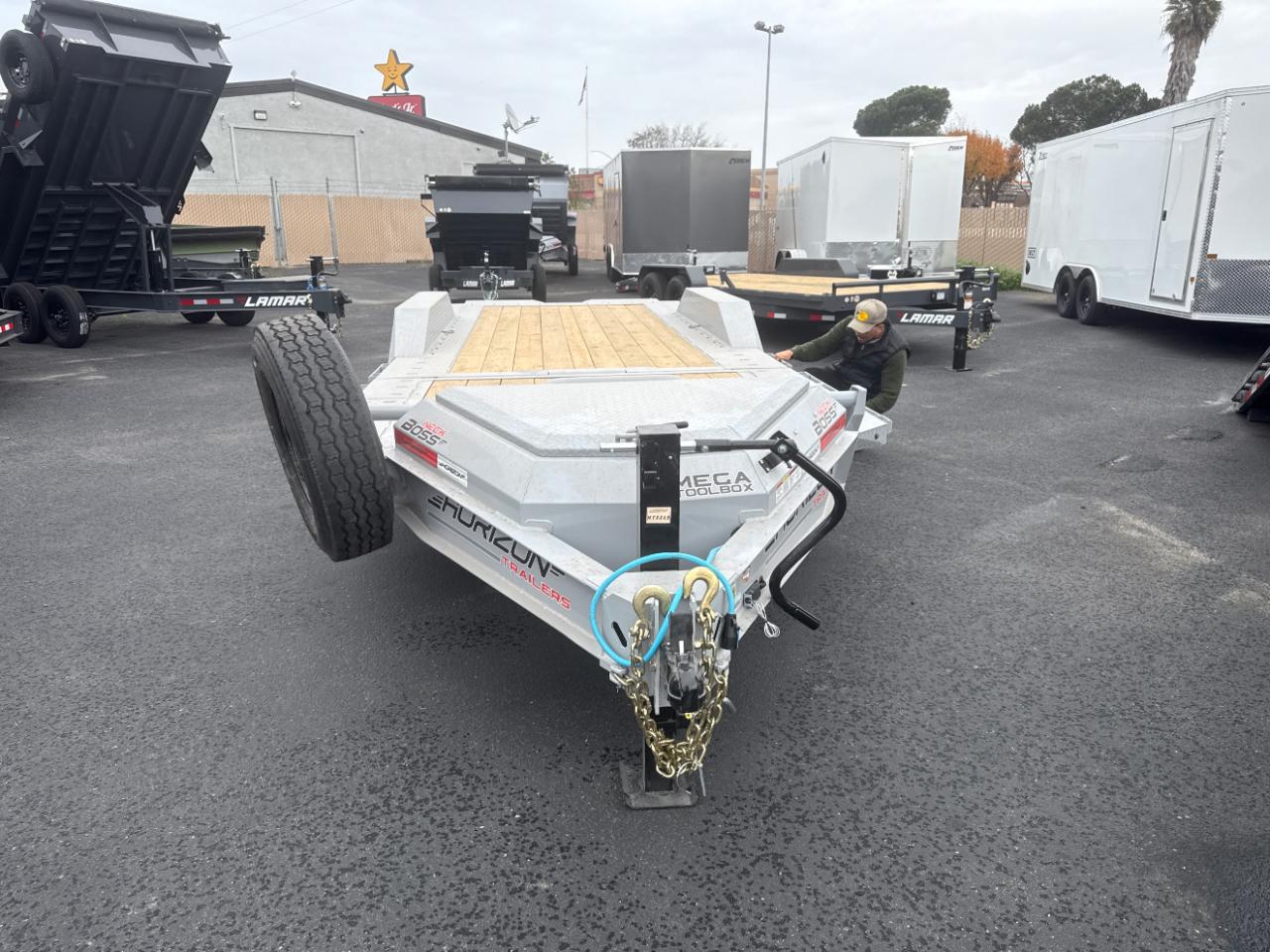 2026 Horizon Trailers 22 ETZ 22' x 102" BP 8K 3/16" Thick Drive Over Fender