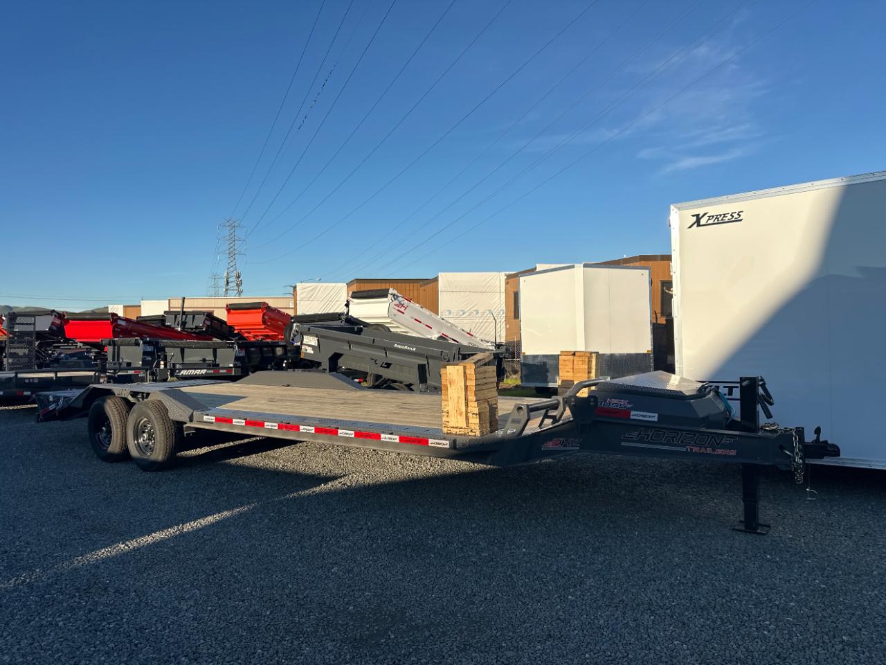 2026 Horizon Trailers 22 EHZ 24' x 102" x 25 DRIVE OVER FENDERS&DOVE TAIL