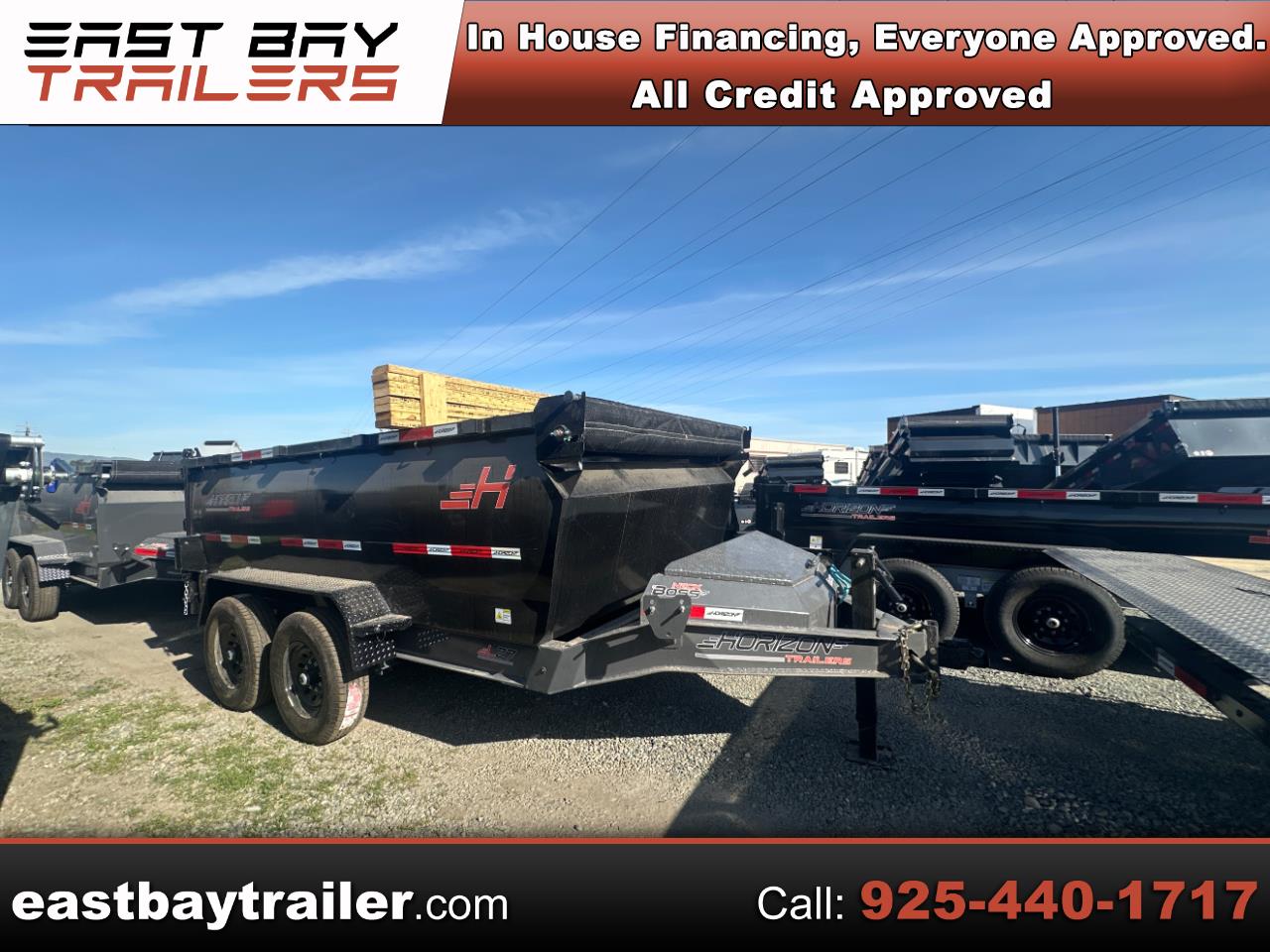2026 Horizon Trailers 22 LZ7 12' x 83" X 42" BP 7K 2A DUMP TRAILER