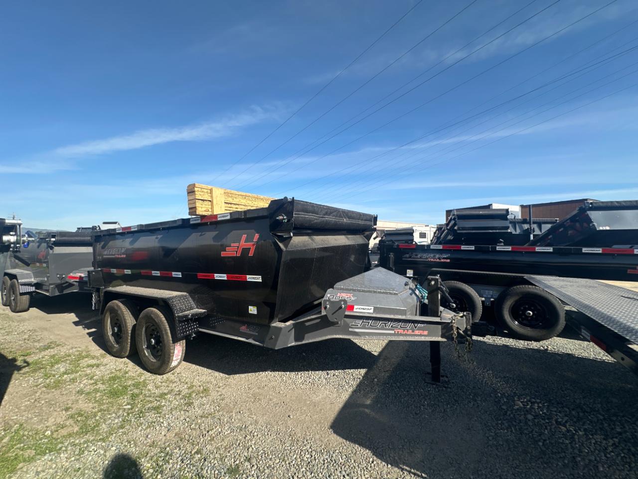 2026 Horizon Trailers 22 LZ7 12' x 83" X 42" BP 7K 2A DUMP TRAILER
