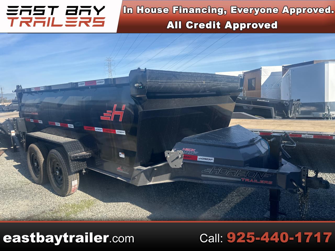 2026 Horizon Trailers 22 LZ7 12' x 83" X 42" BP 7K 2A DUMP TRAILER 4 foot