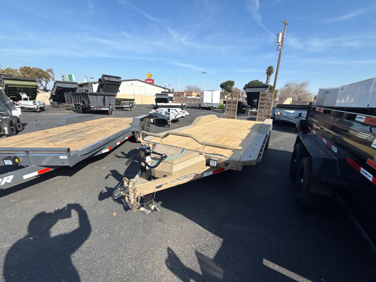 2026 Horizon Trailers 22 ECZ 20’ x 102" x 26" BP 7K 2A EQUIPMENT TRAILER