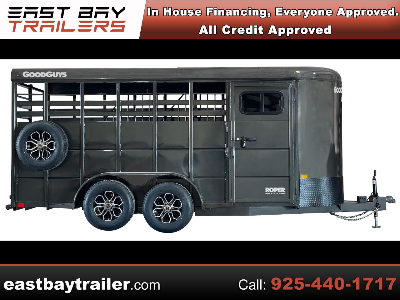2026 Trailer Horse Trailer NEW GOOD GUYS 14  HORSE TRAILER ROPER BUMPER PULL