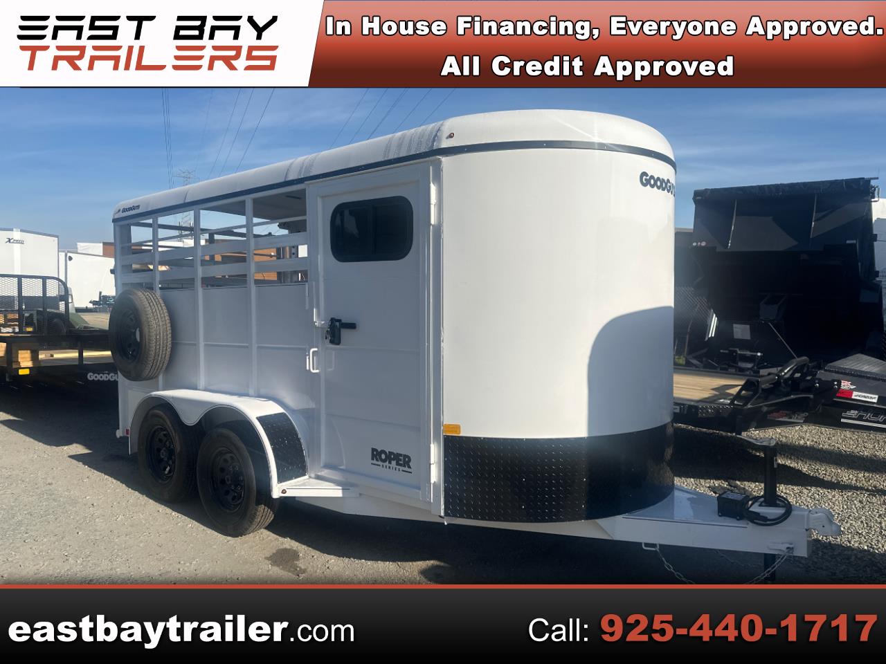 2026 Trailer Horse Trailer NEW GOOD GUYS 14  HORSE TRAILER ROPER BUMPER PULL