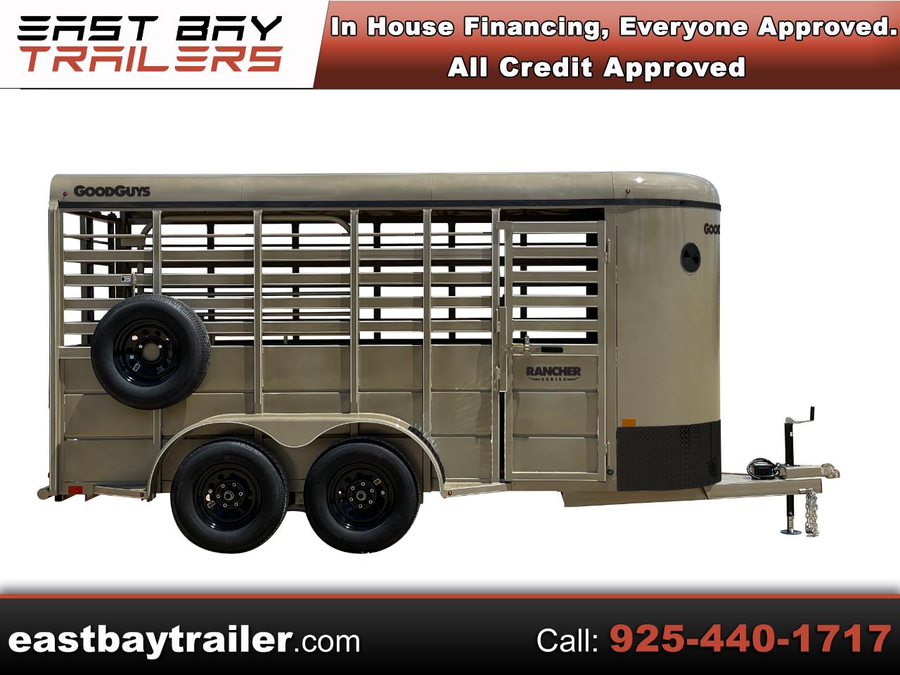 2026 Trailer Horse Trailer NEW GOOD GUYS RANCHER 5X14 FOR 1 TO 2 COWS