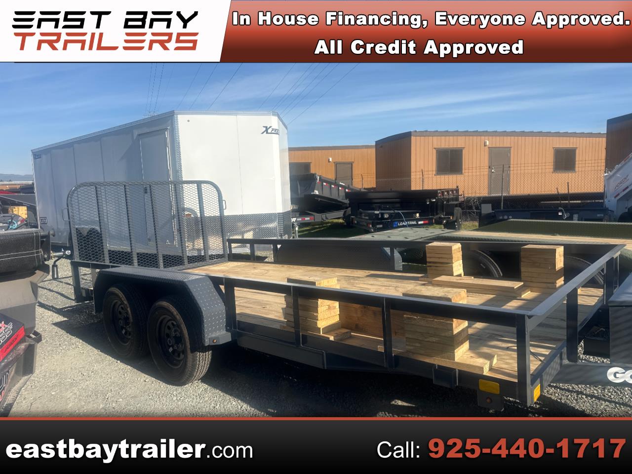 2026 Trailer Utility NEW GOOD GUYS TANDEM AXLE 16 FOOT UTILITY GATE