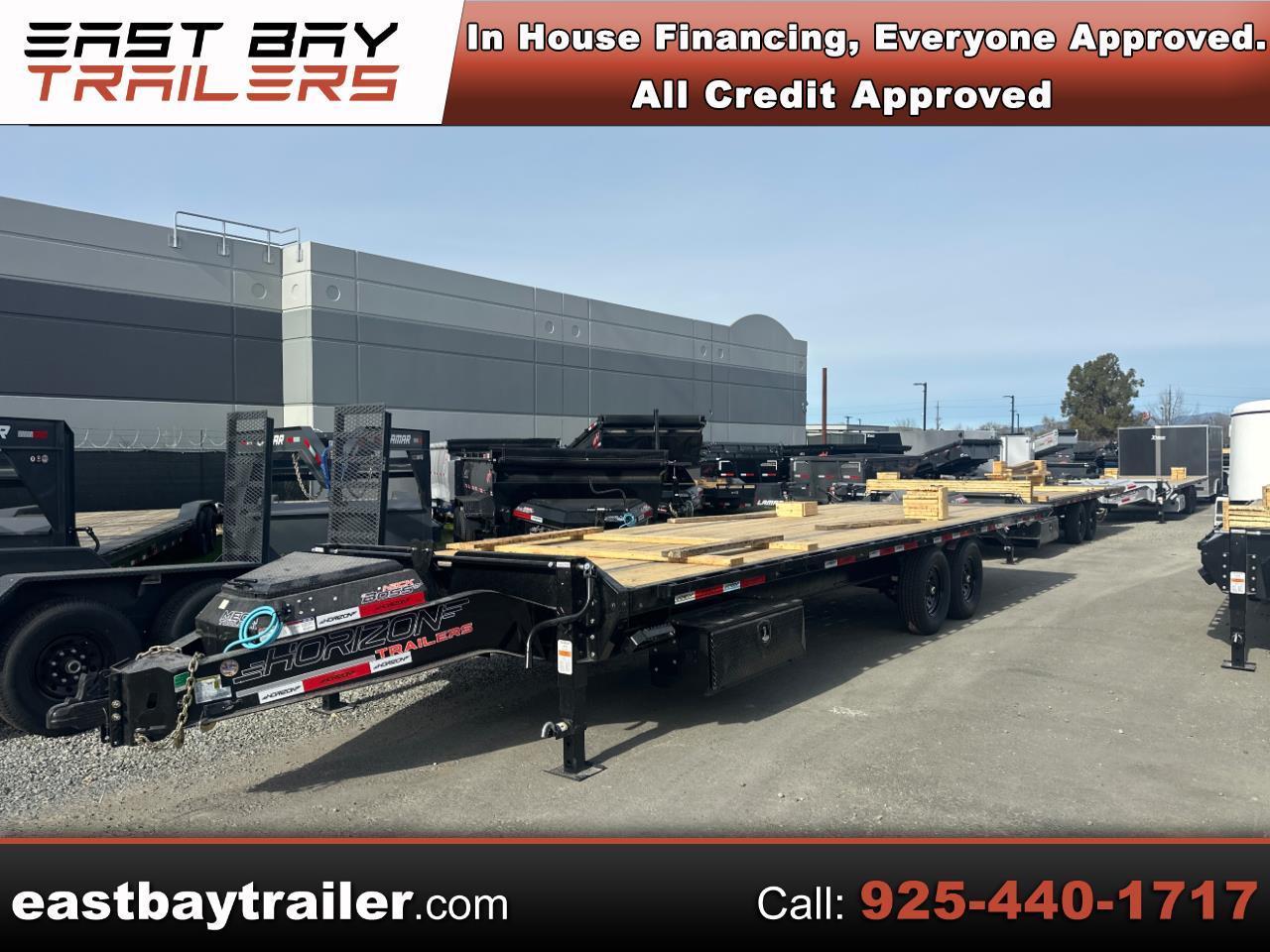 2026 Horizon Trailers 22 FFT 26' x 102" x 36" BP 7K 2A FULL TILT FLATDECK