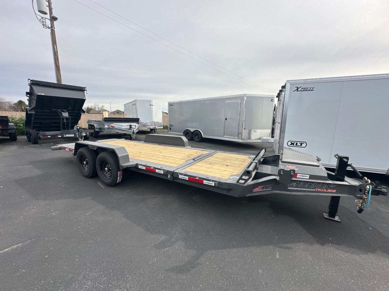 2026 Horizon Trailers 22 ETZ 20' x 83" x 22" BP 7K 2A EQUIPMENT TILT