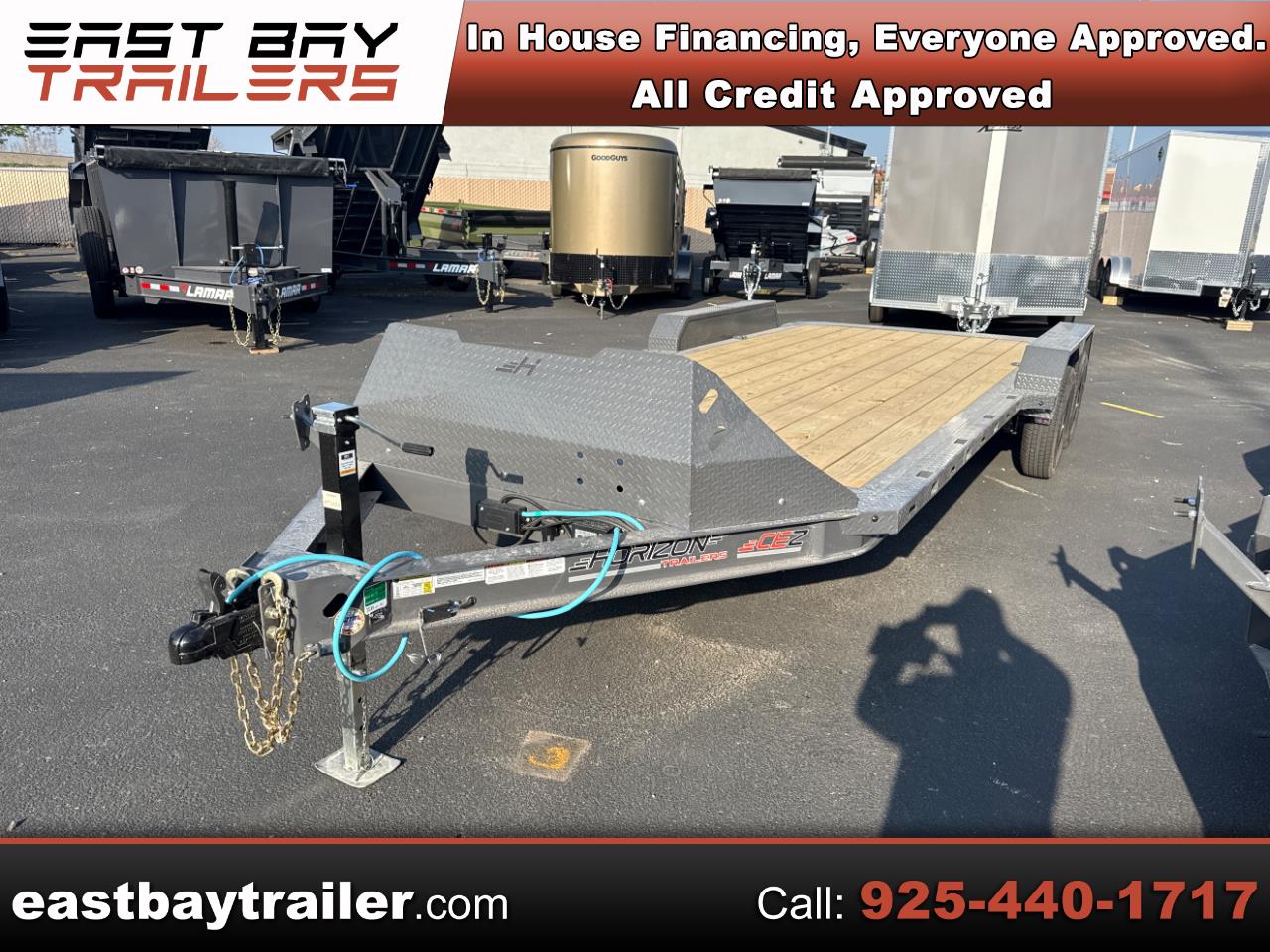 2026 Horizon Trailers 22 CEZ 20' x 83" x 23" BP 3.5K 2A SINGLE CAR HAULER