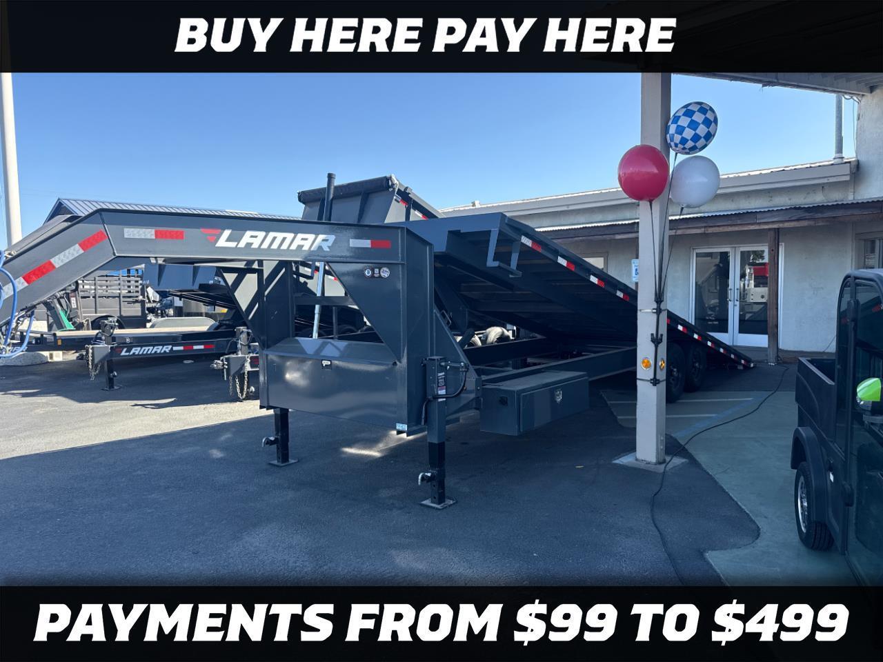 2026 Lamar Equipment Trailer 102" X 26' FA - 14K DECK-OVER TILT