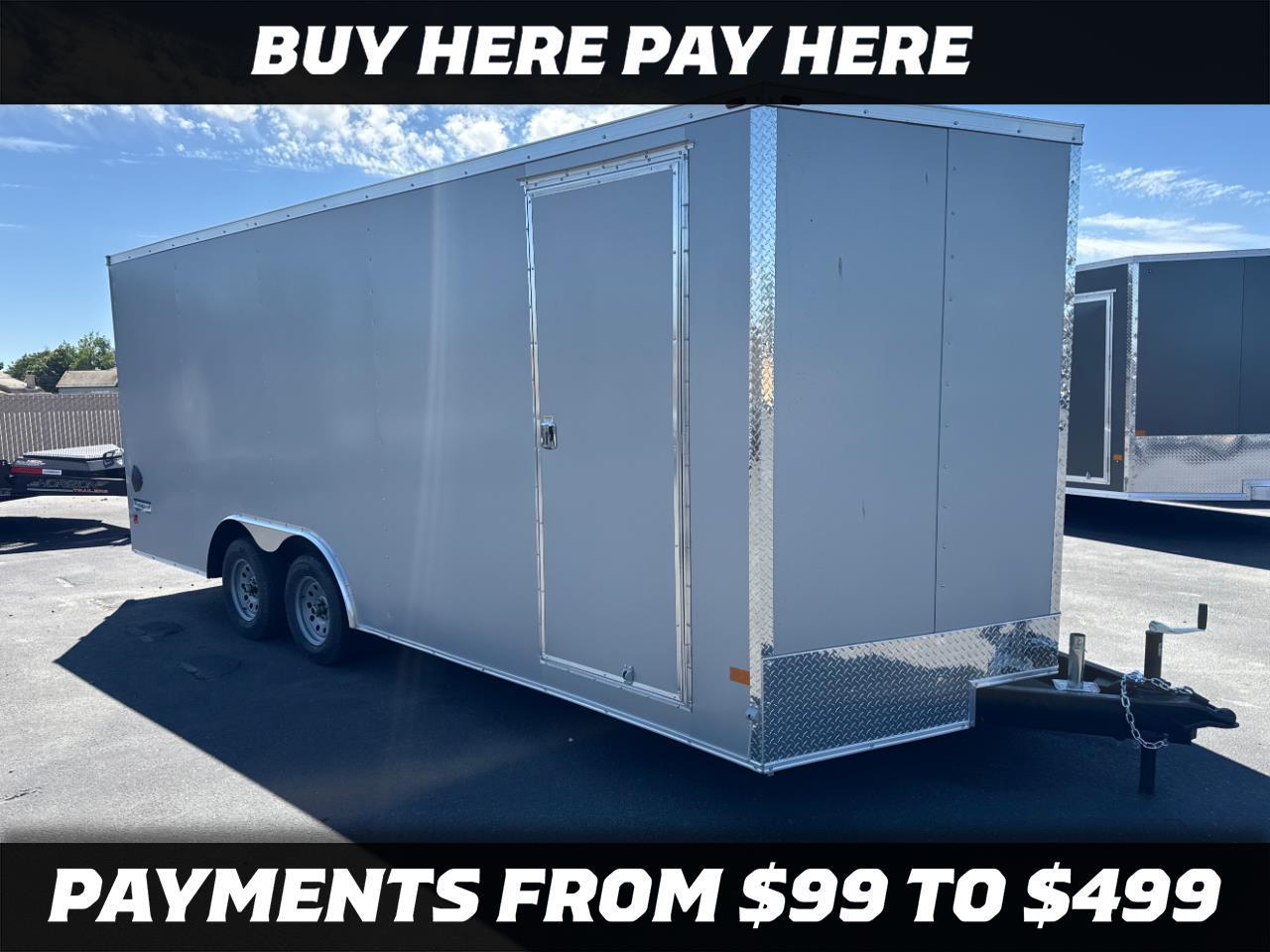 2026 Haulmark TSTV6X12DS2 NEW 8.5 X20 HAULMARK RAMP DOOR POLY CORE SIDING