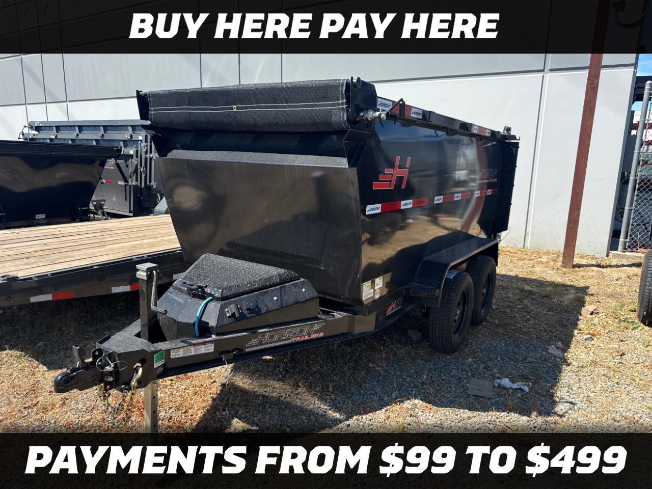 2027 Horizon Trailers 22 NEW 60X10 4 FOOT SIDES SOLID