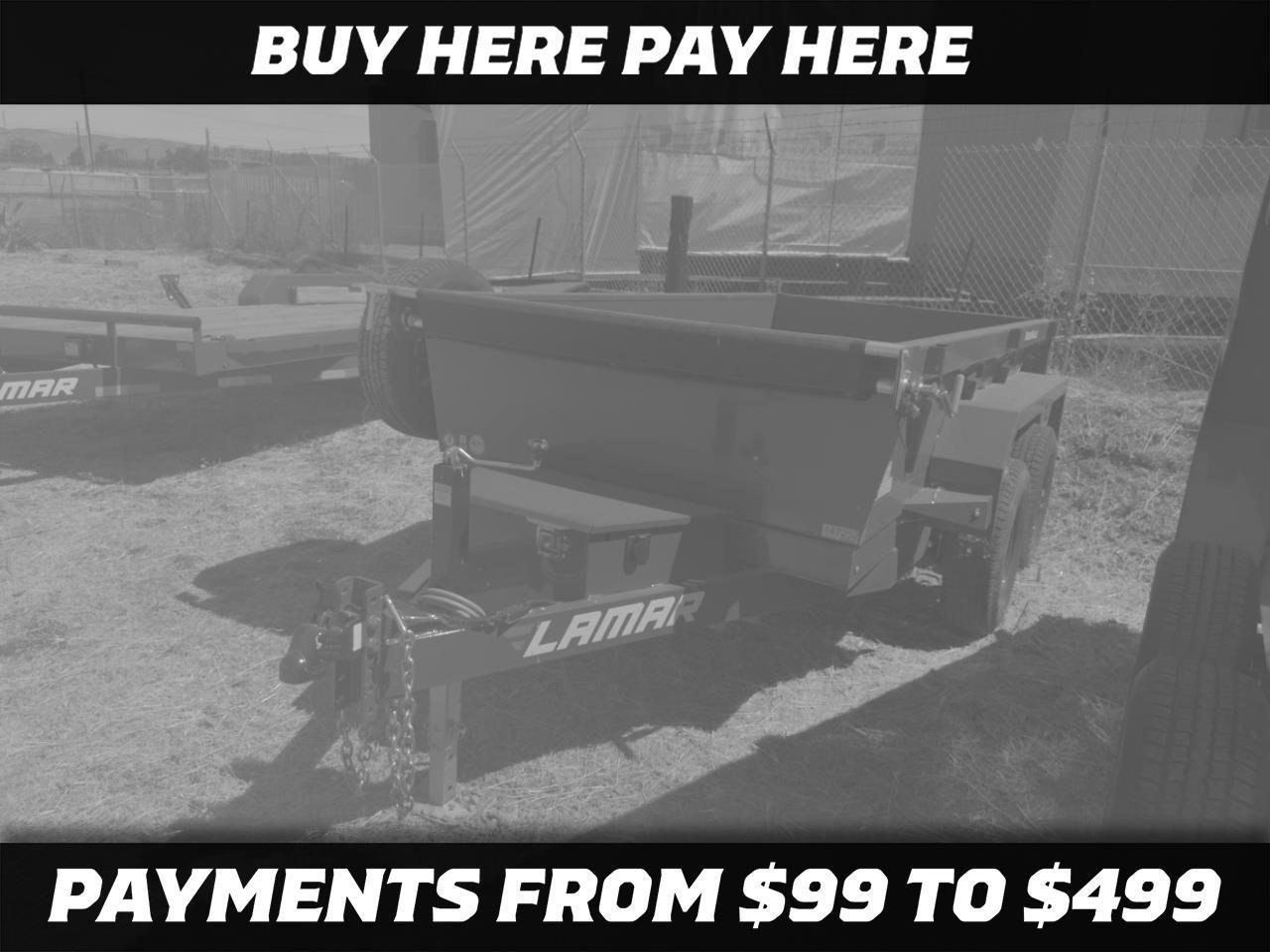 2026 Lamar 10 Foot Dump 60X10 LAMAR DUMP TRAILER RAMPS TARP
