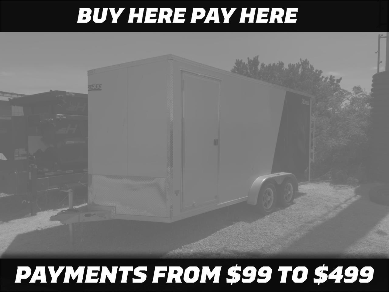 2025 Alcom 7.5 x 16 NEW 7.5 X16 ALCOM ALUMINUM LOADED EXT HEIGHT REAR