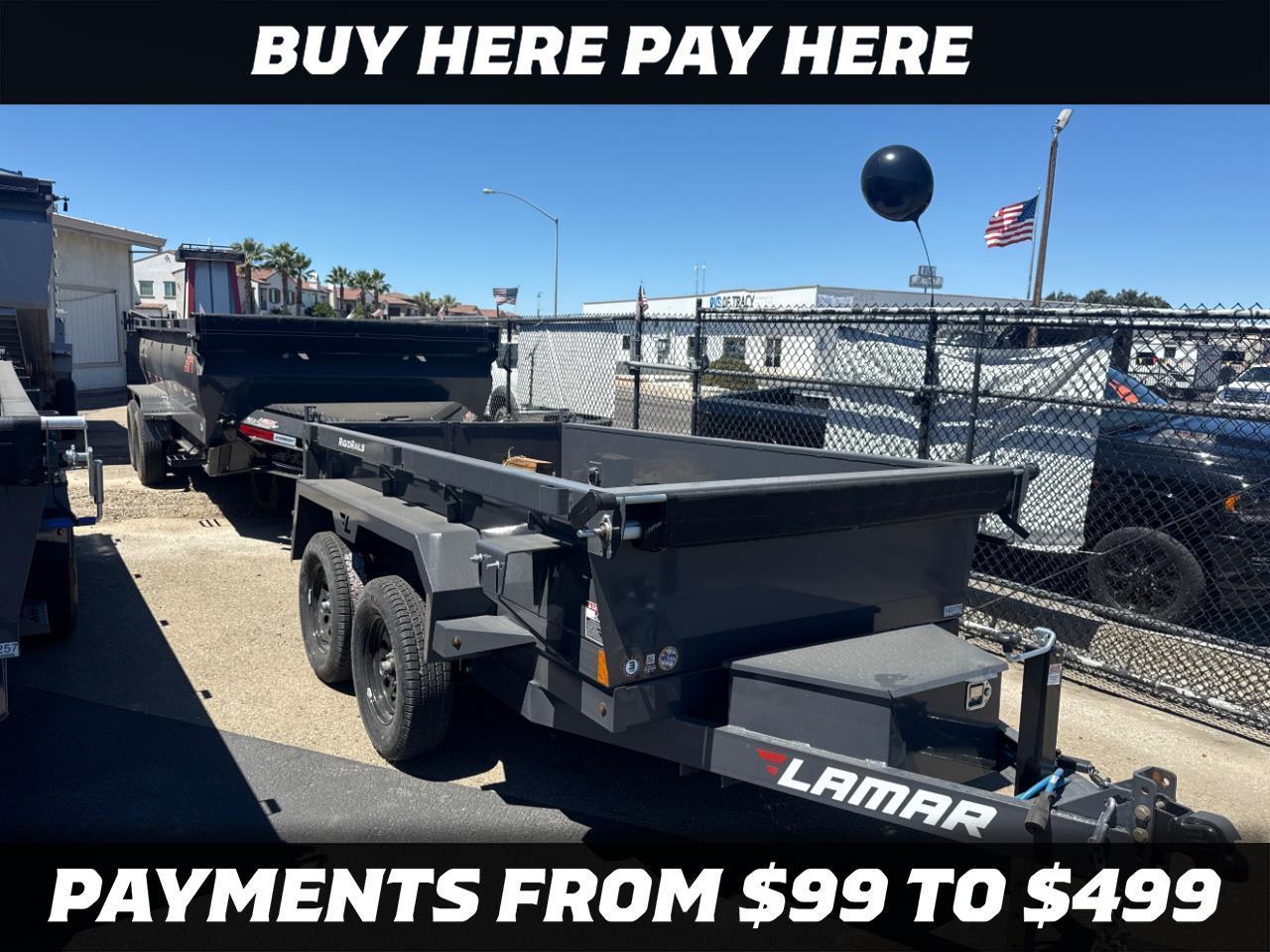 2027 Lamar 10 Foot Dump NEW 10 FOOT DUMP SLIDE IN RAMPS TARP KIT