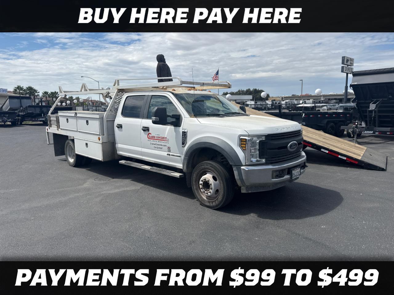 2019 Ford F-450 SD Crew Cab DRW 2WD  Selzi contractor body diesel