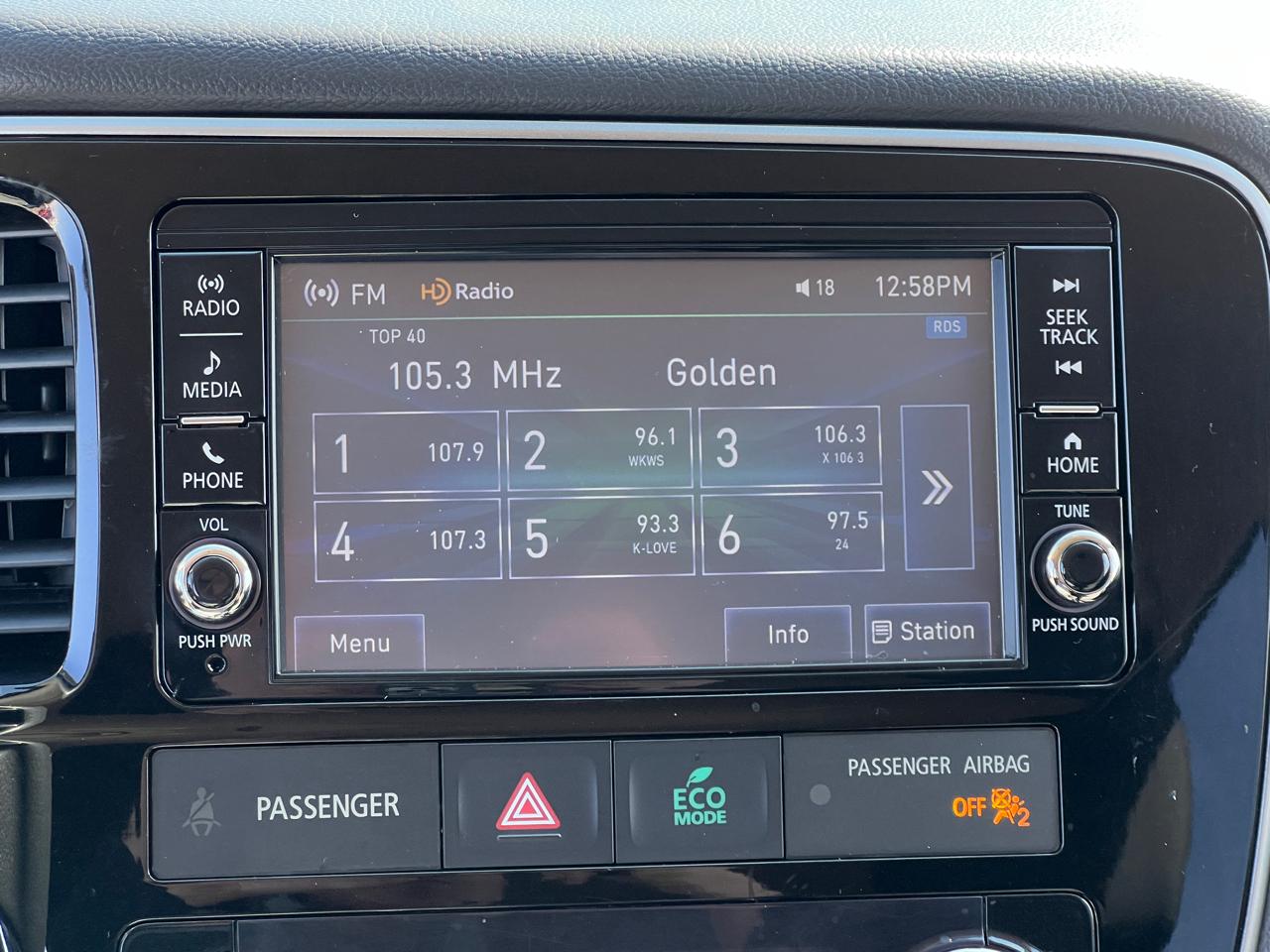 Mitsubishi Outlander SEL AWD 2018