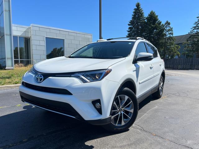 White 2016 Toyota RAV4 Hybrid XLE AWD SUV / Crossover All-Wheel Drive