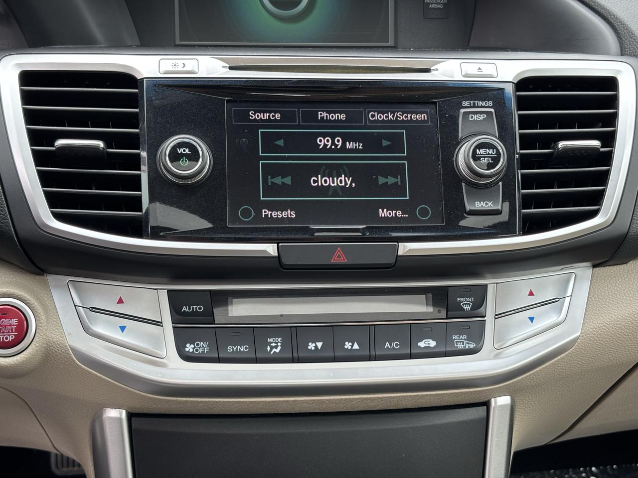 Honda Accord Sdn 4dr I4 CVT EX-L 2013