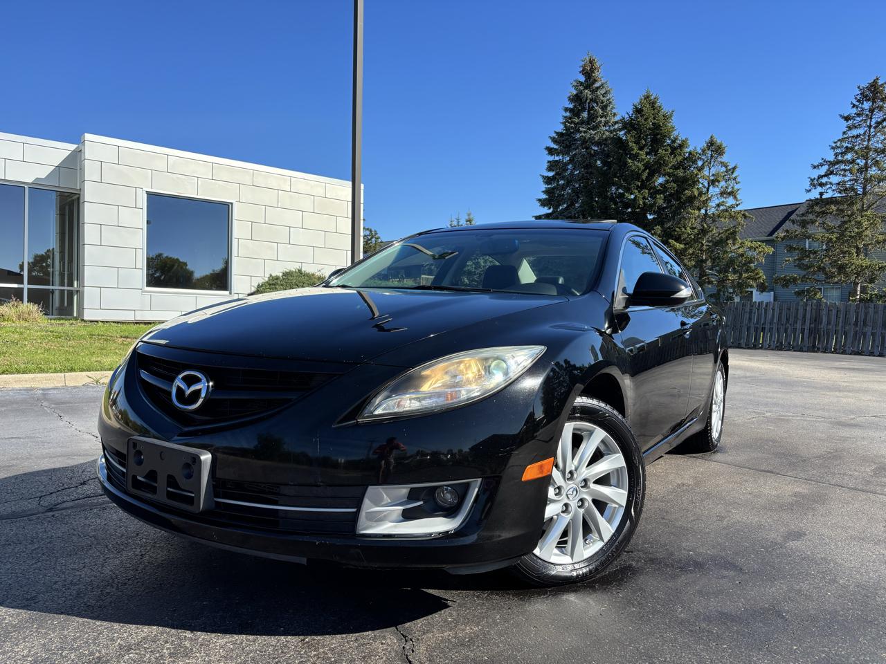 Onyx Black 2012 Mazda MAZDA6 Sedan Front-Wheel Drive 5-Speed Automatic