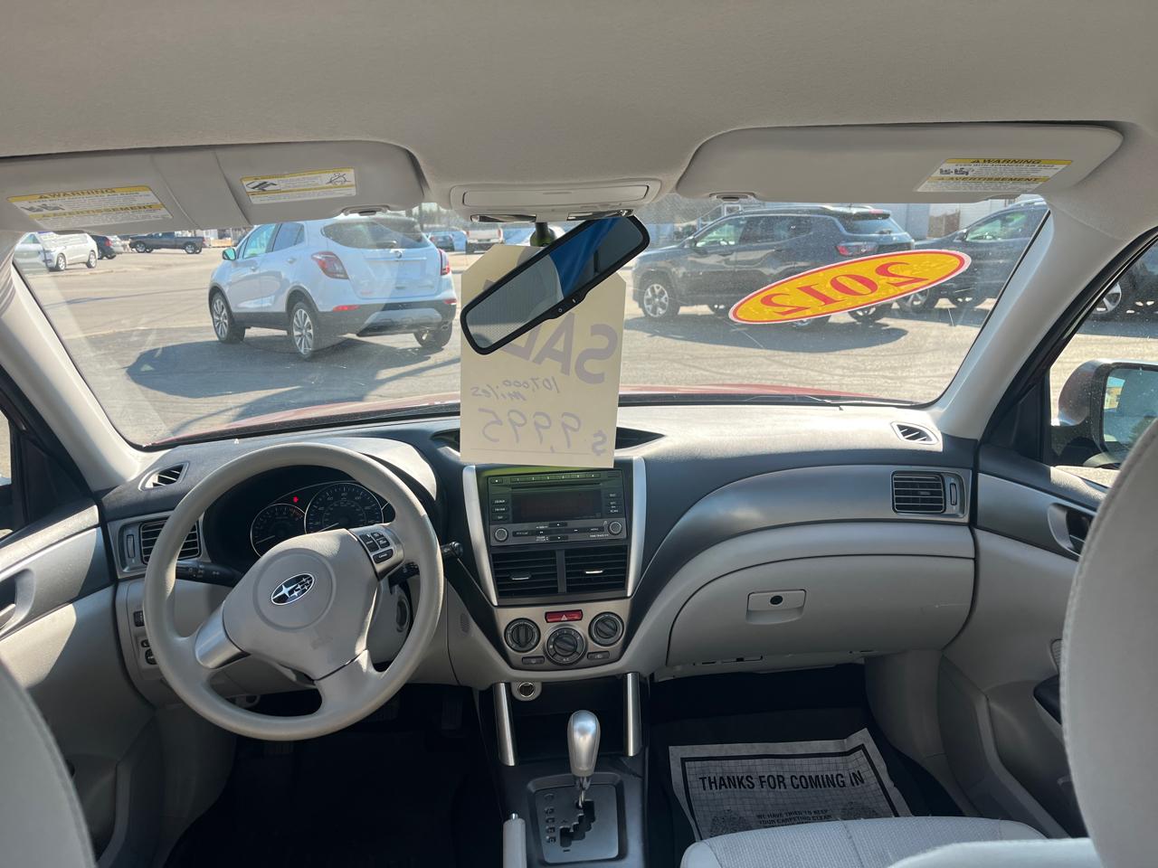 Subaru Forester 2.5X 2012