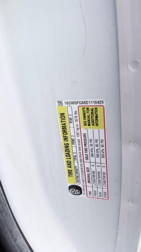 Chevrolet Express 2500 Cargo 2013