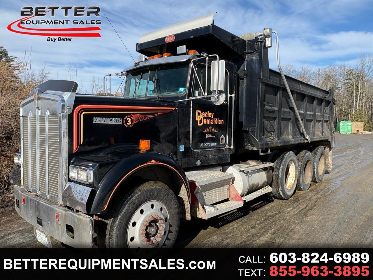 1996 Kenworth W900 CAT 3406 POWERED TRI AXLE DUMP TRUCK