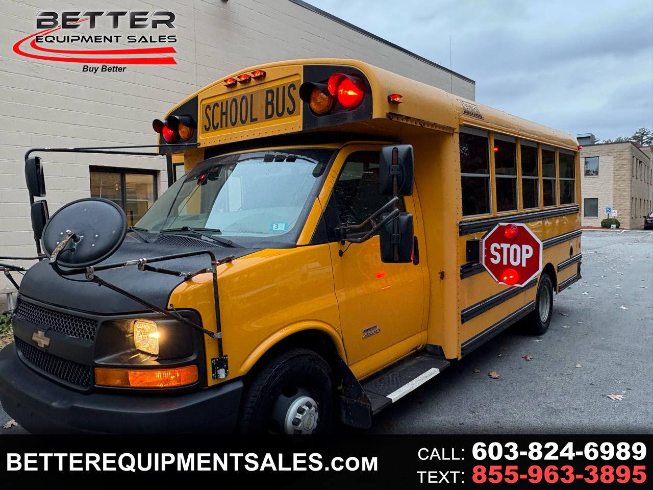2014 Chevrolet Express Commercial Cutaway DURAMAX DIESEL BUS W/ WHEELCHAIR LIFT