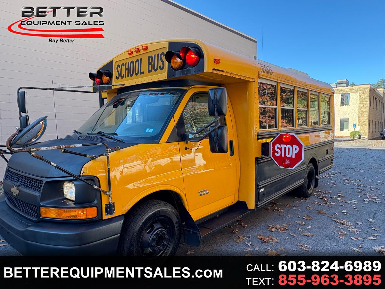 2016 Chevrolet Express Commercial Cutaway DURAMAX DIESEL BUS W/ WHEELCHAIR LIFT