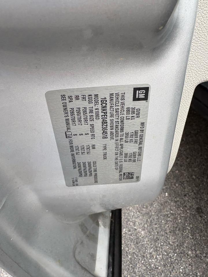 Chevrolet Silverado 1500  2011