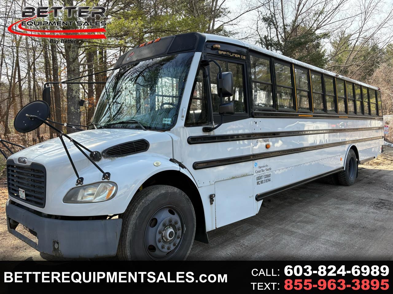 2009 Freightliner B2 Bus Chassis 47 PASSENGER BUS