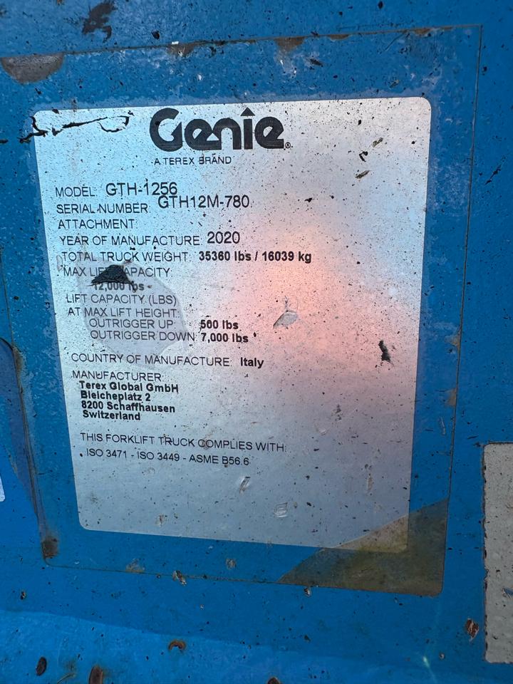 Genie GTH1256  2020