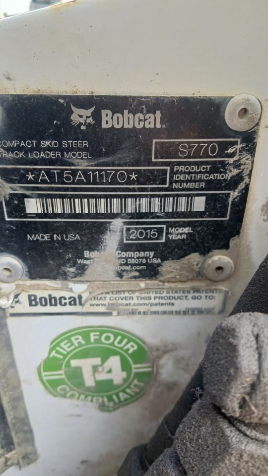 Bobcat S770  2015