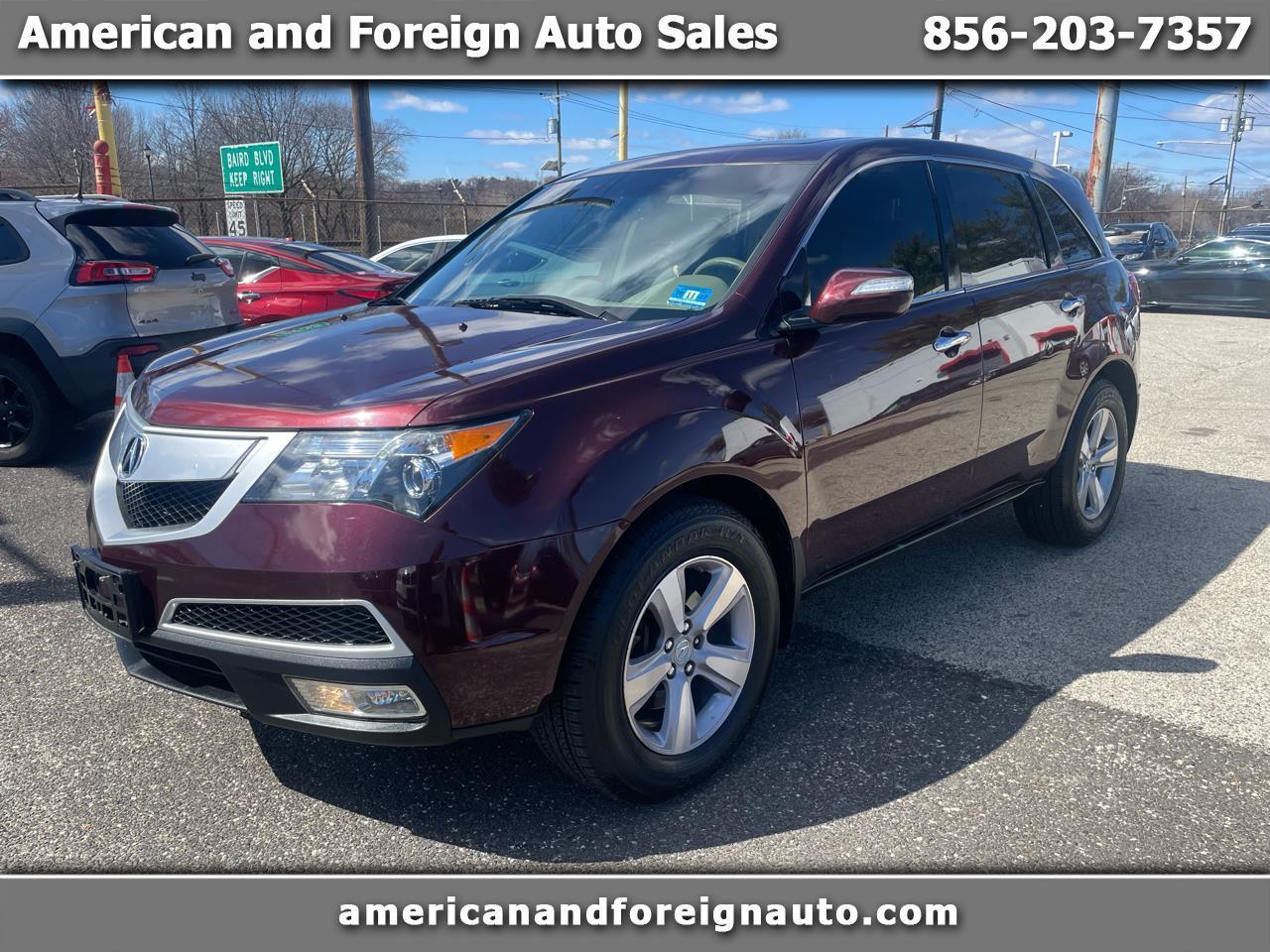 Acura MDX AWD 4dr Technology Pkg 2010